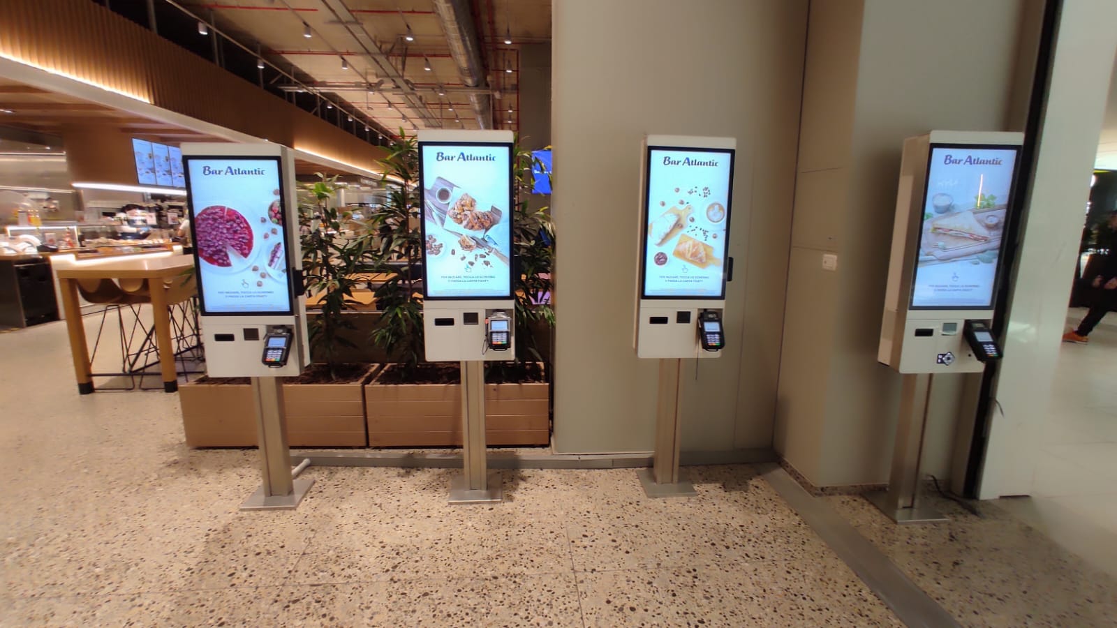 Diseño de sala — supermercado italiano